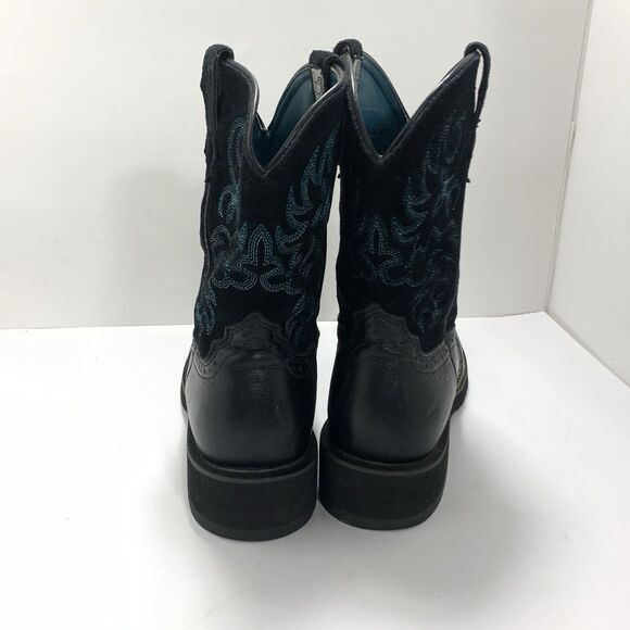 Ariat Leather Embroidered Western Cowboy Boots Style 100005912 Size 9 Women’s - Picture 7 of 16